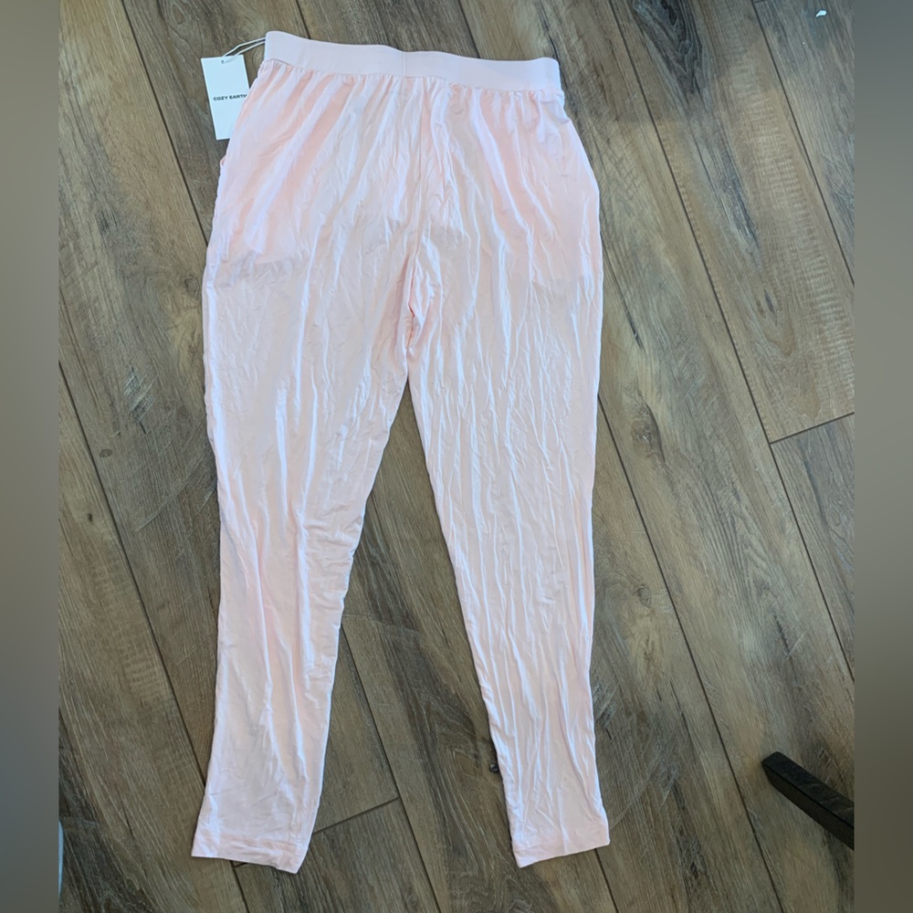 NWT Cozy Earth Stretch Knit Tapered Pants - Picture 5 of 5